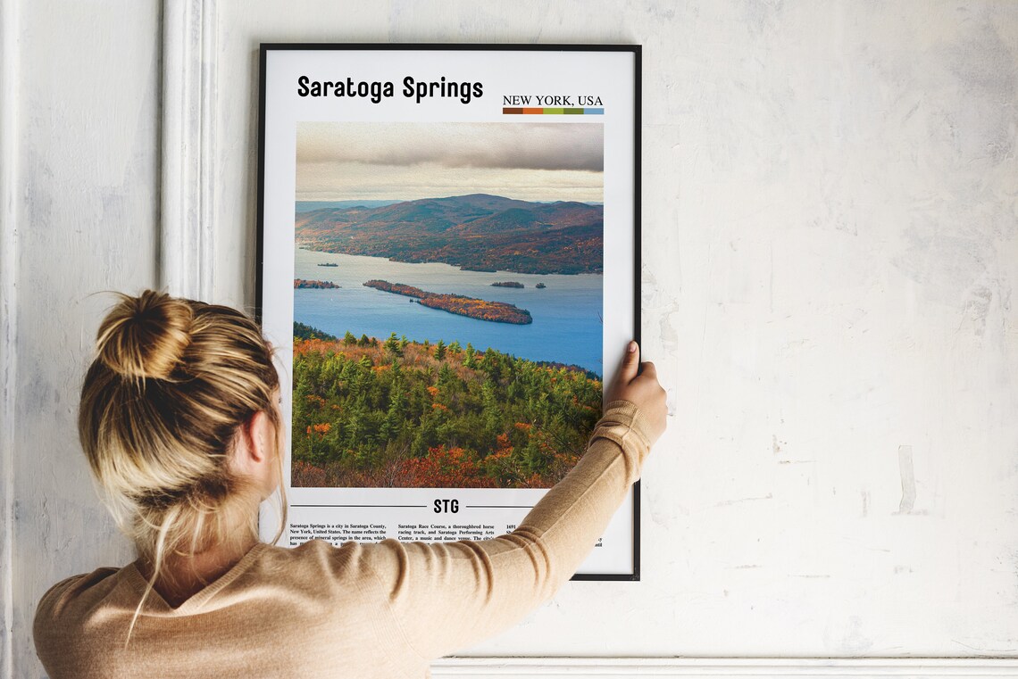 Saratoga Springs Poster, City Travel Artwork - Image 4