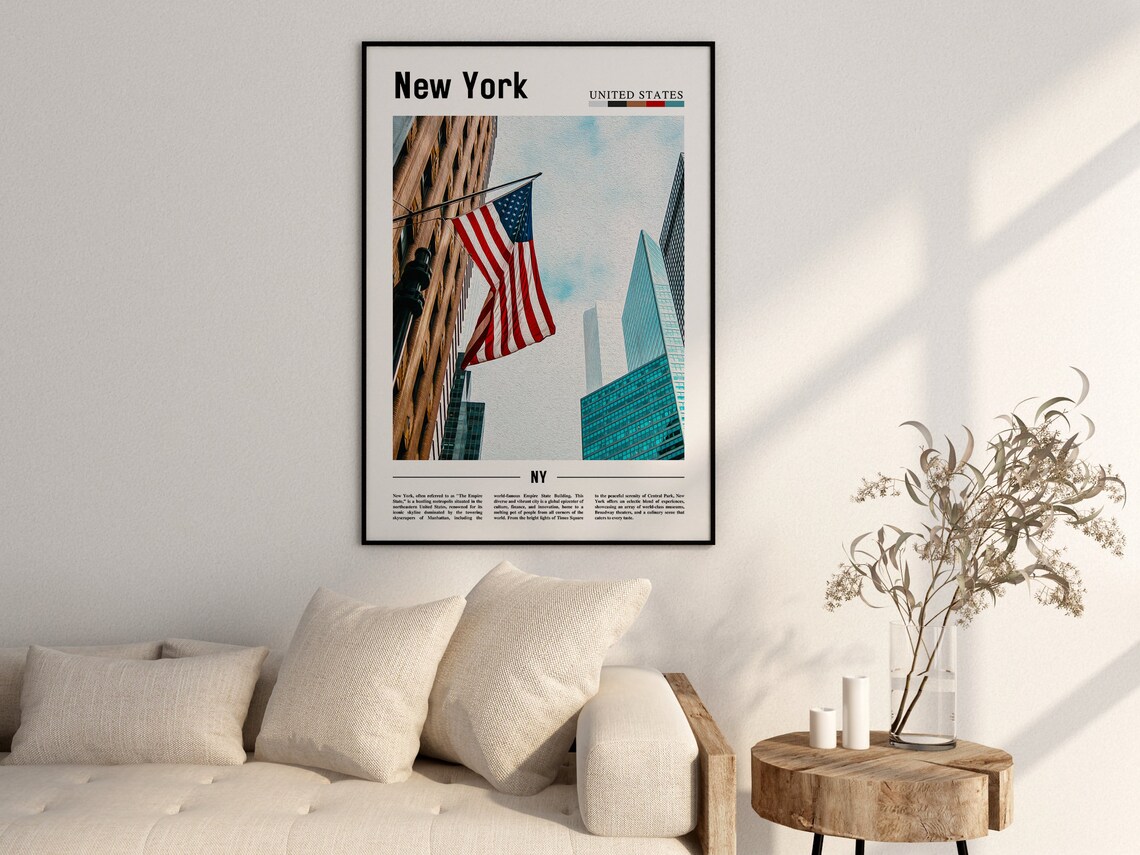 New York Travel Poster, NYC Wall Art Print - Image 2