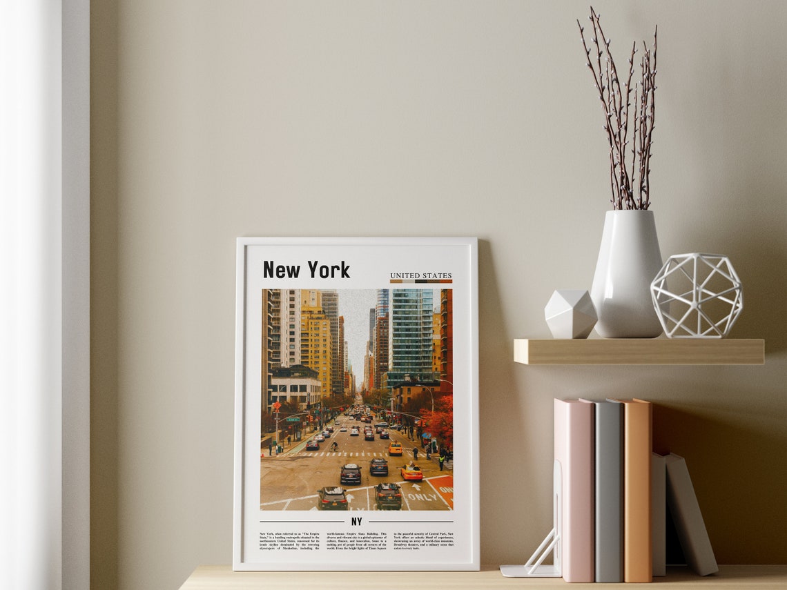 New York Poster New York Print New York Wall Art Ny Photo Ny Poster Ny Print New York Photo Travel Poster - Image 3