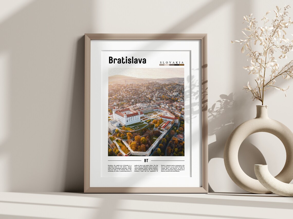 Bratislava Poster Bratislava Print Bratislava Wall Art Europe Photo Europe Poster Europe Print Travel Poster - Image 3
