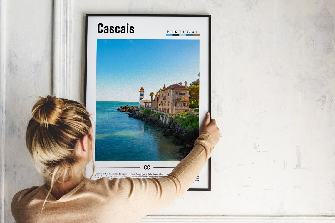 Cascais Poster Cascais Print Cascais Wall Art Europe Photo Europe Poster Europe Print Travel Poster - Image 5