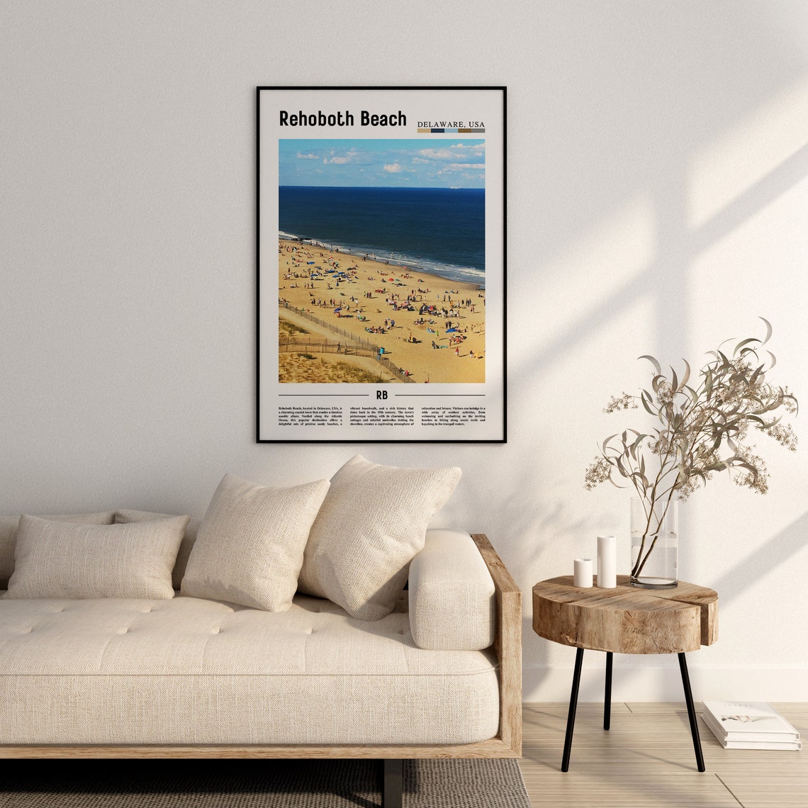 Rehoboth Beach Poster Rehoboth Beach Print Rehoboth Beach Wall Art United States Photo United States Poster United States Print - Image 2