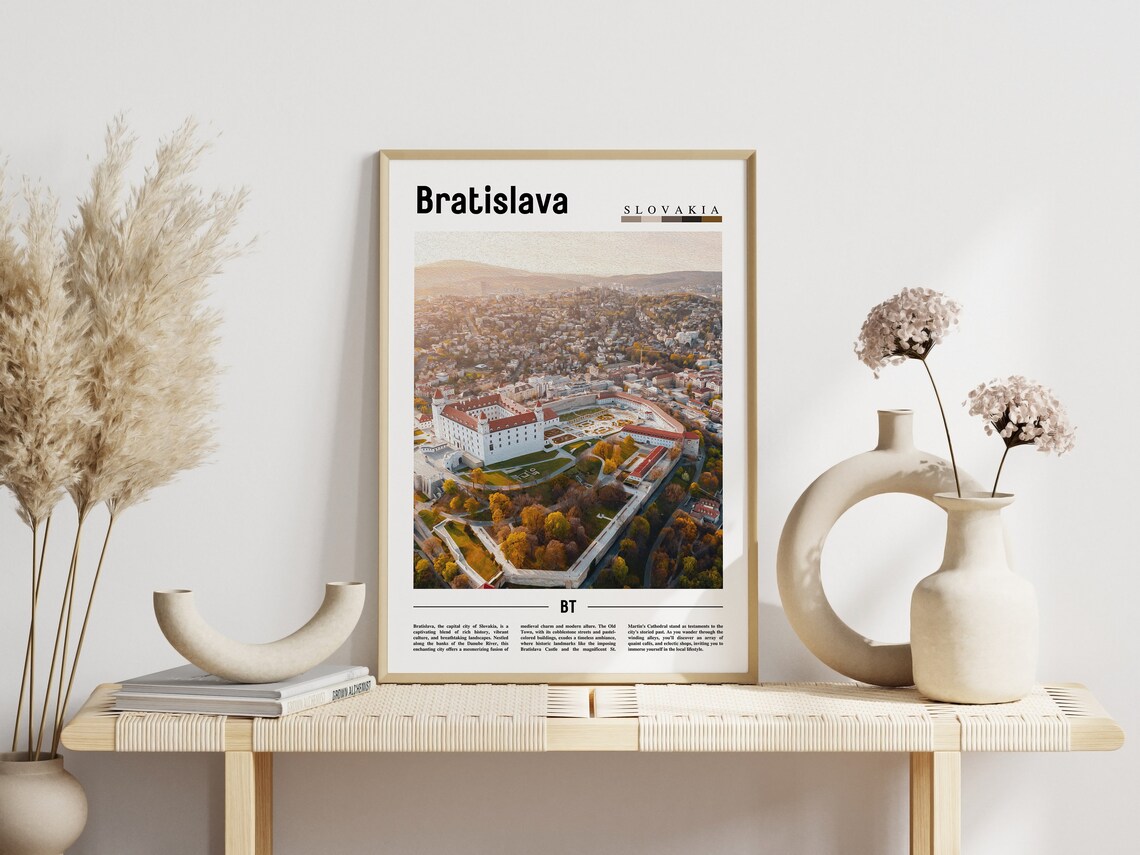 Bratislava Poster Bratislava Print Bratislava Wall Art Europe Photo Europe Poster Europe Print Travel Poster - Image 6