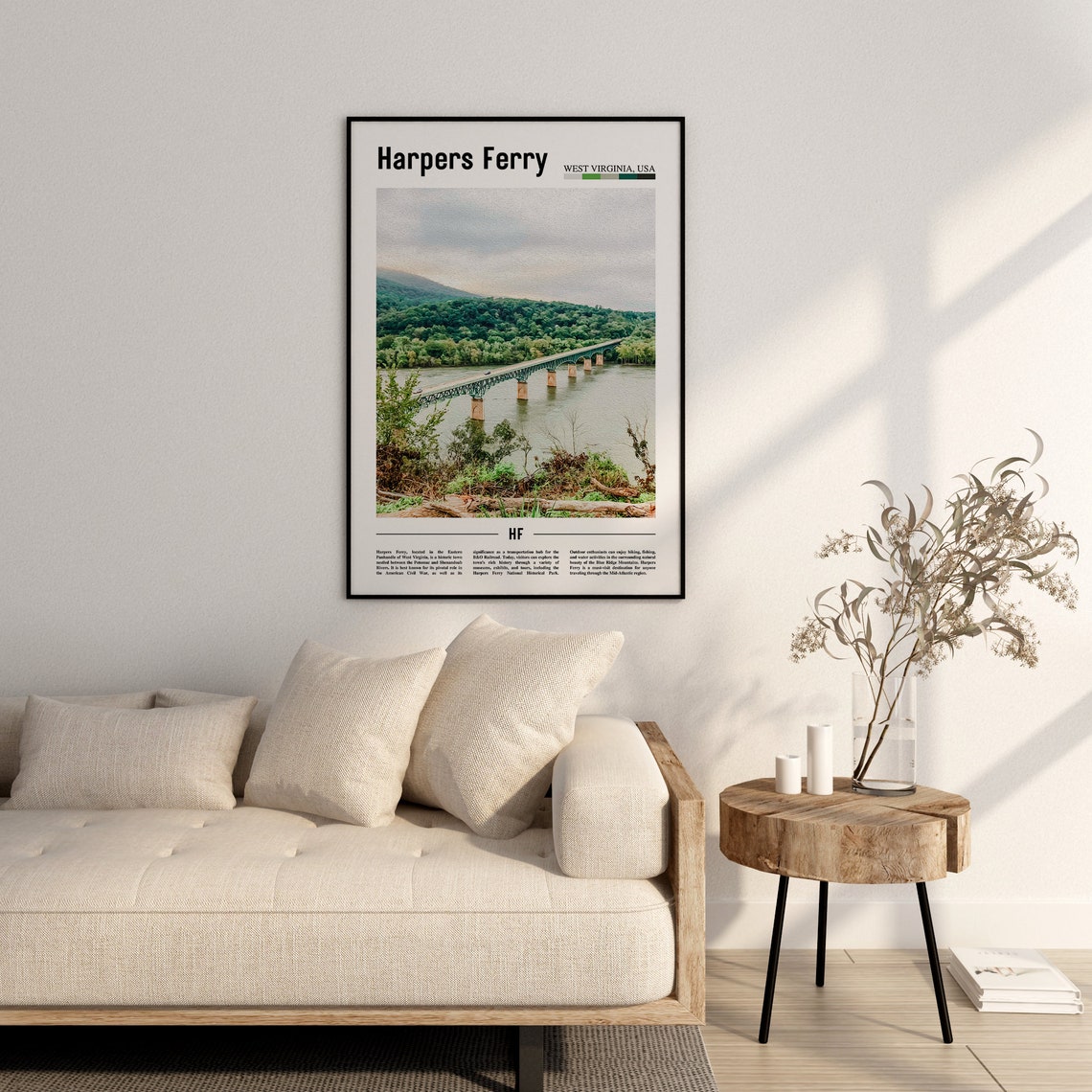 Harpers Ferry Poster Harpers Ferry Print Harpers Ferry Wall Art United States Photo United States Poster United States Print - Image 2