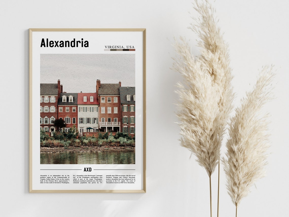 Alexandria Poster Alexandria Print Alexandria Wall Art United States Photo United States Poster United States Print - Image 3