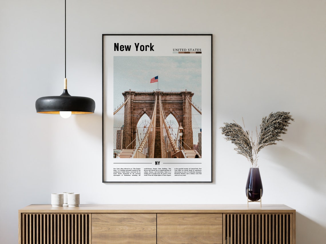 New York Poster New York Print New York Wall Art Ny Photo Ny Poster Ny Print New York Photo Travel Poster - Image 4