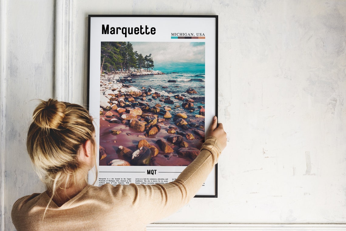 Marquette Poster Marquette Print Marquette Wall Art United States Photo United States Poster United States Print - Image 5