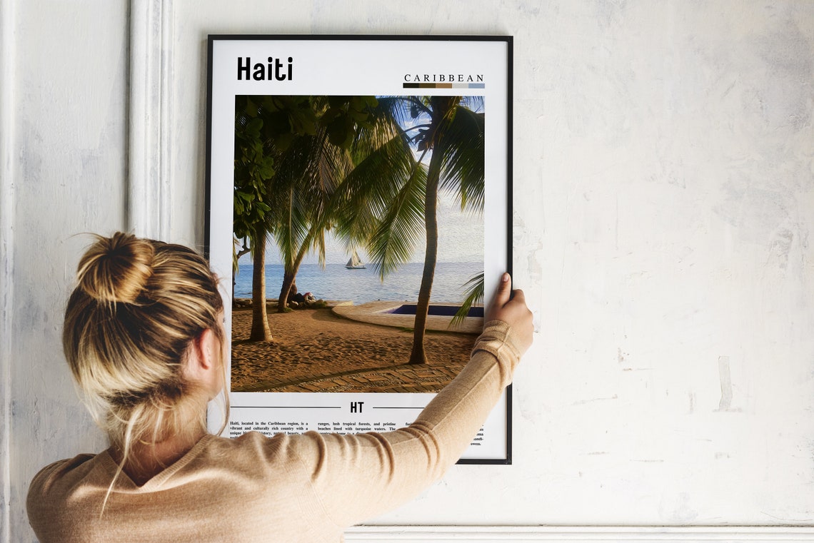 Haiti Poster Haiti Print Haiti Wall Art Caribbean Photo Caribbean Poster Caribbean Print Travel Poster - Image 5