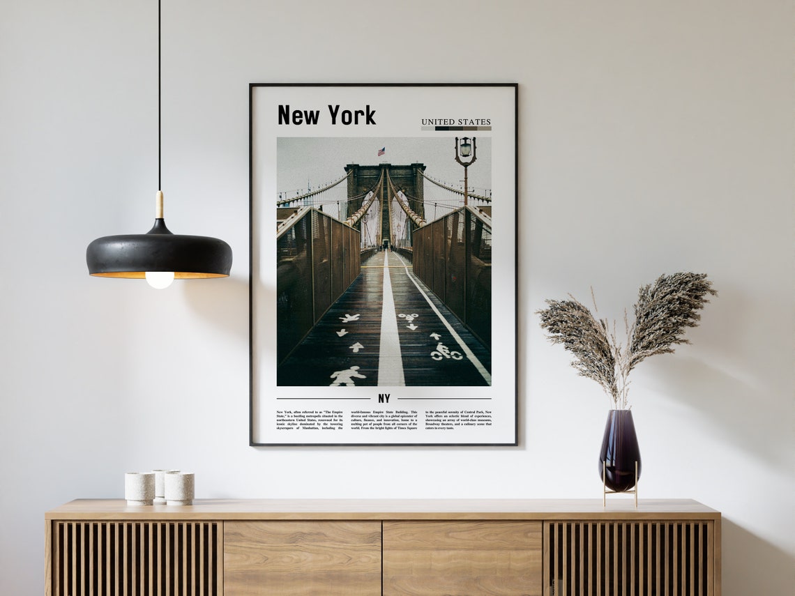 New York Poster New York Print New York Wall Art Ny Photo Ny Poster Ny Print New York Photo Travel Poster - Image 4