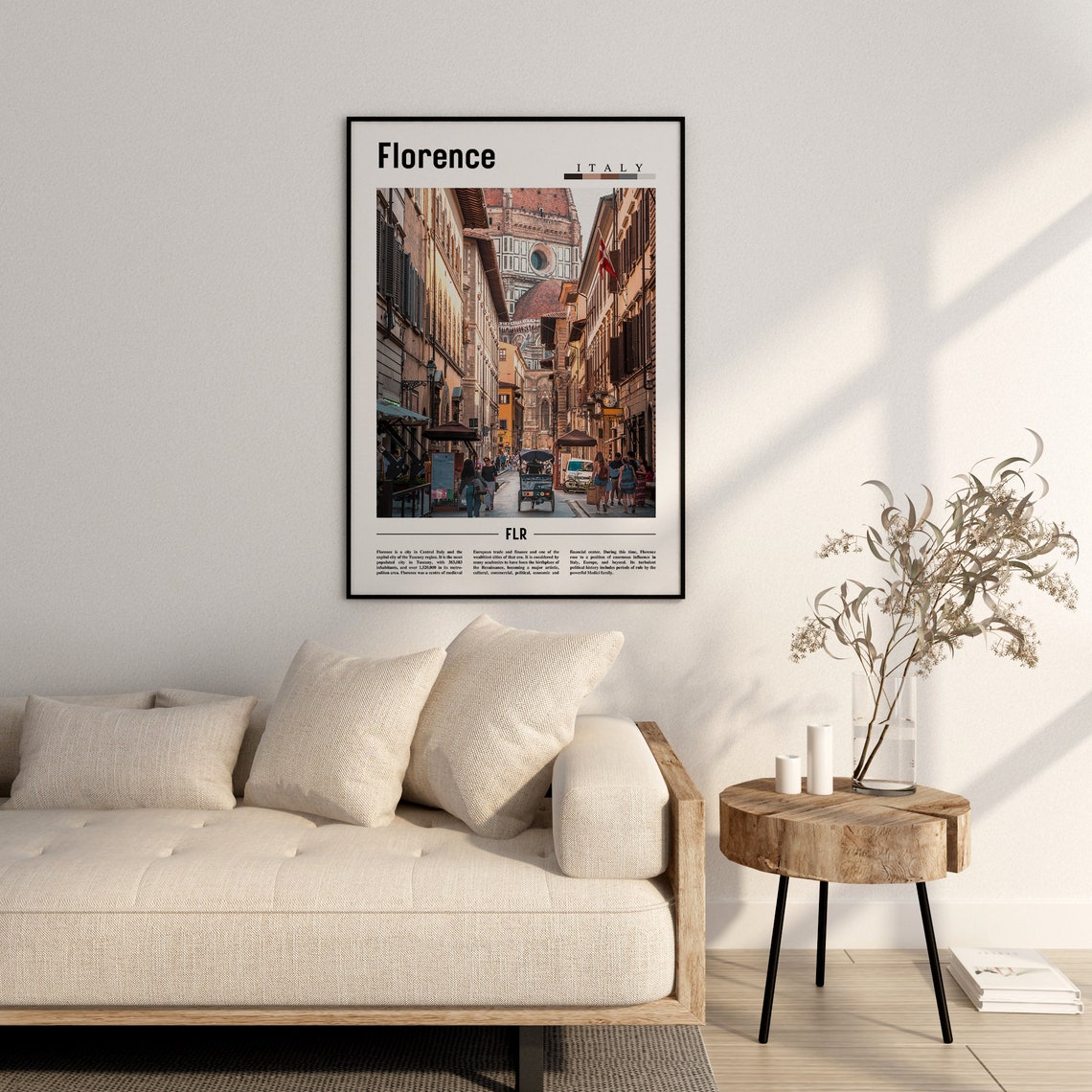 Florence Poster Florence Print Florence Wall Art Italy Photo Italy Poster Italy Print Italy Wall Art Minimal Travel Poster - Image 2