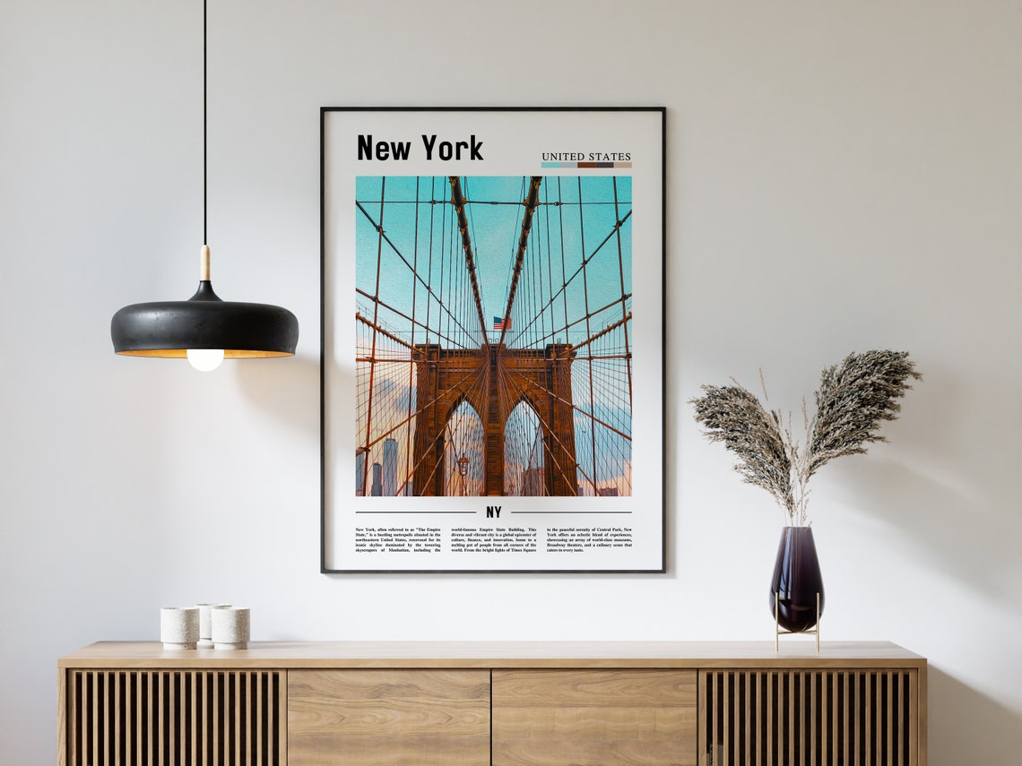 New York Poster New York Print New York Wall Art Ny Photo Ny Poster Ny Print New York Photo Travel Poster - Image 4