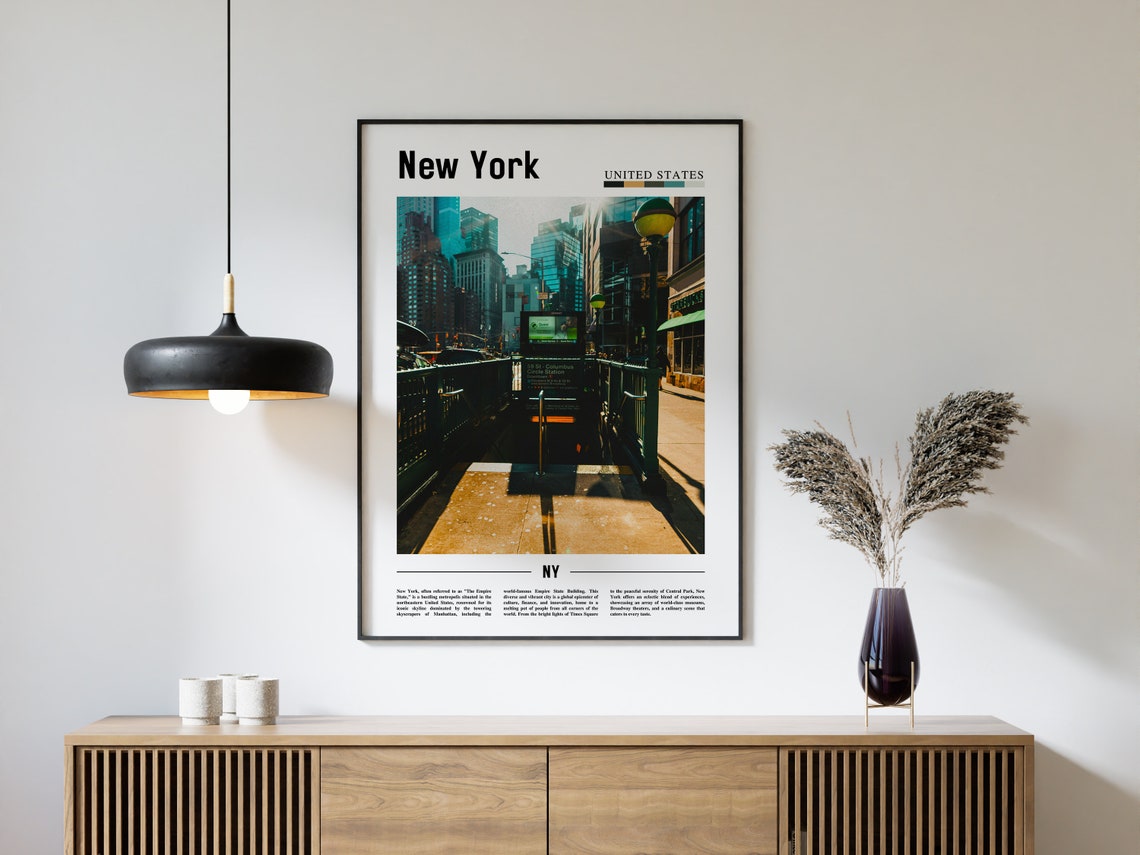 New York Poster New York Print New York Wall Art Ny Photo Ny Poster Ny Print New York Photo Travel Poster - Image 4