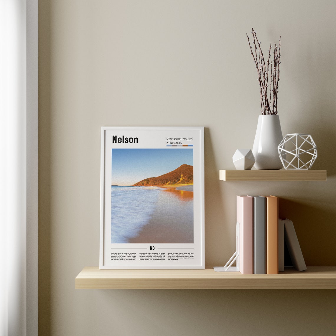 Nelson Colorful City Travel Poster - Image 3