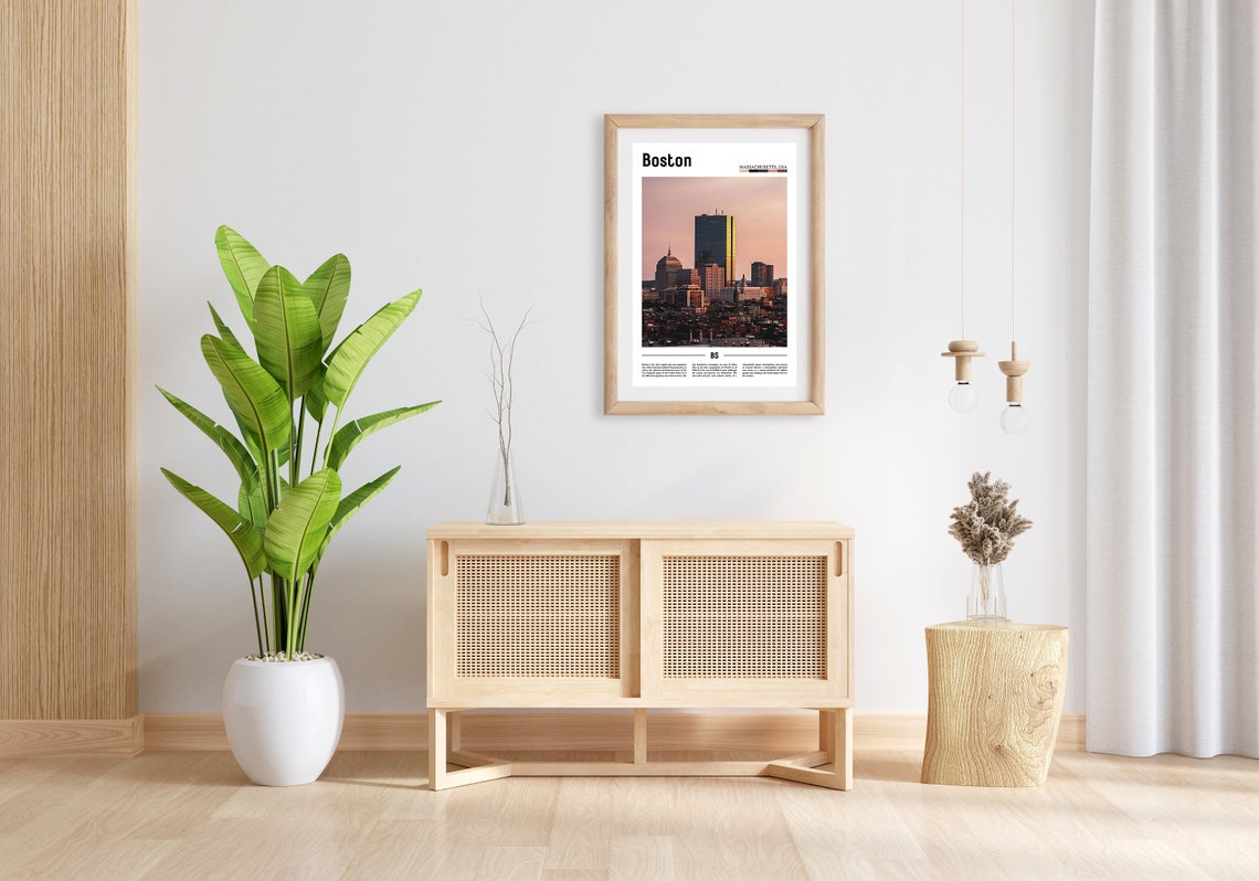 Boston Print Boston Poster Boston Wall Art United States Photo United States Poster United States Print Travel Poster - Image 3