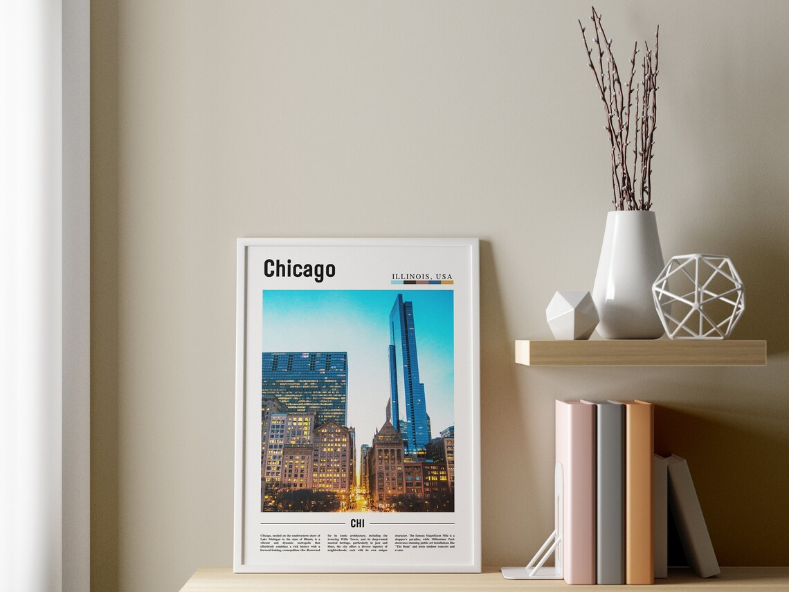 Chicago Travel Poster, United States Photo - Image 3