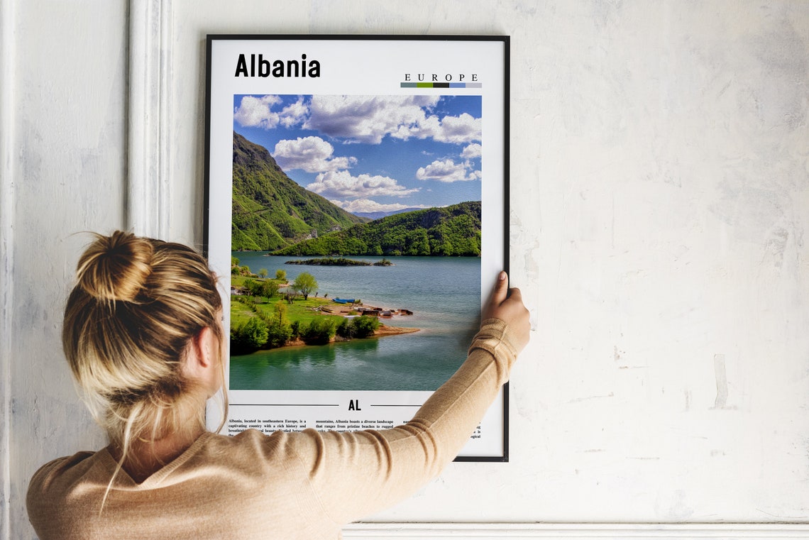 Albania Poster Albania Print Albania Wall Art Europe Photo Europe Poster Europe Print Travel Poster - Image 5