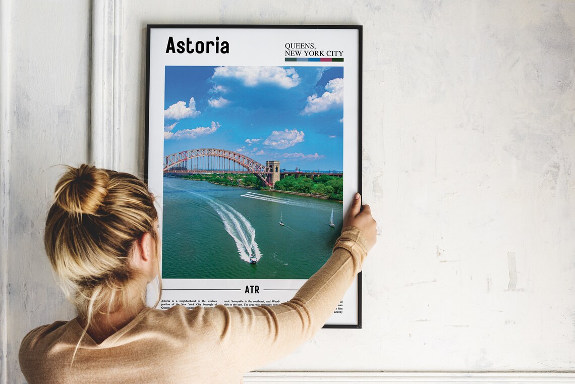 Astoria Travel Poster, Colorful City Artwork - Image 4