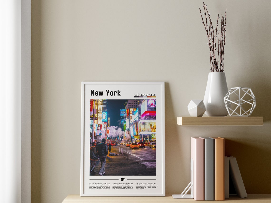 New York Poster New York Print New York Wall Art Ny Photo Ny Poster Ny Print New York Photo Travel Poster - Image 3