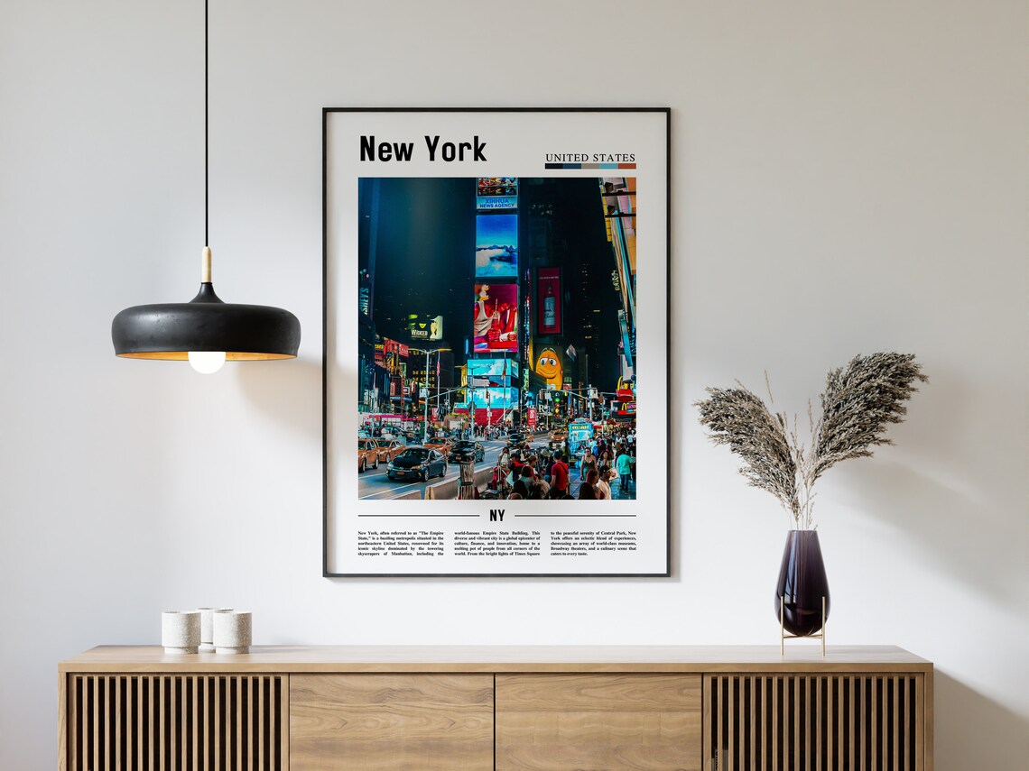 New York Travel Poster, City Wall Art Print - Image 4