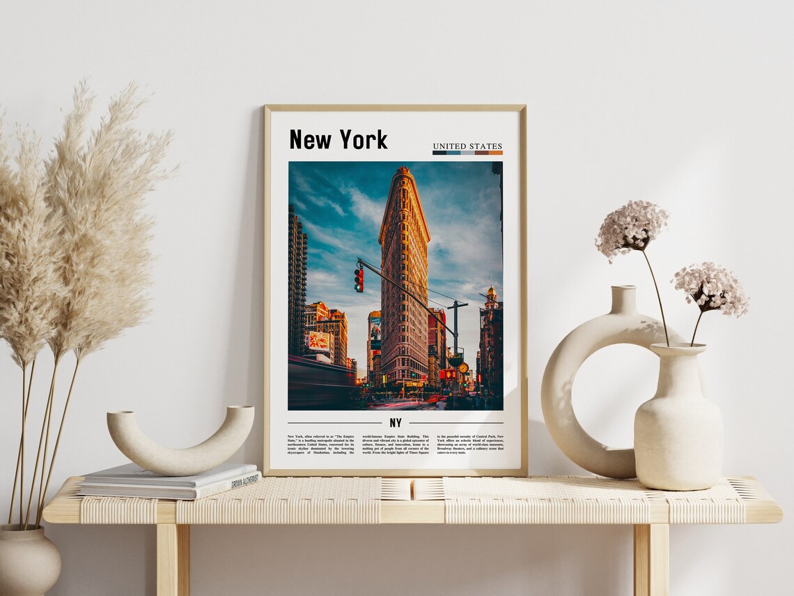 New York Travel Poster, Cityscape Wall Art Print - Image 6