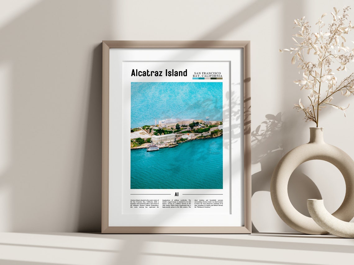 Alcatraz Island Poster Alcatraz Island Print Alcatraz Island Wall Art United States Photo United States Poster United States Print - Image 3