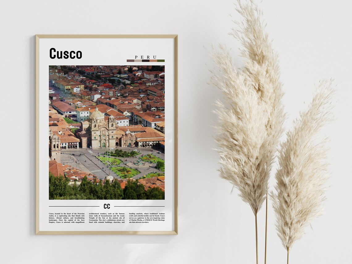 Cusco Travel Poster, South America Travel Print - Image 4