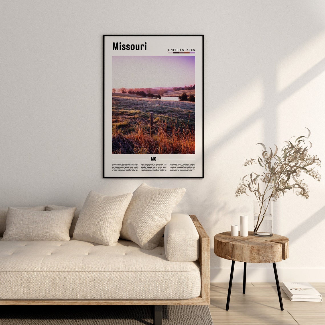 Missouri Poster Missouri Print Missouri Wall Art United States Photo United States Poster United States Print - Image 2