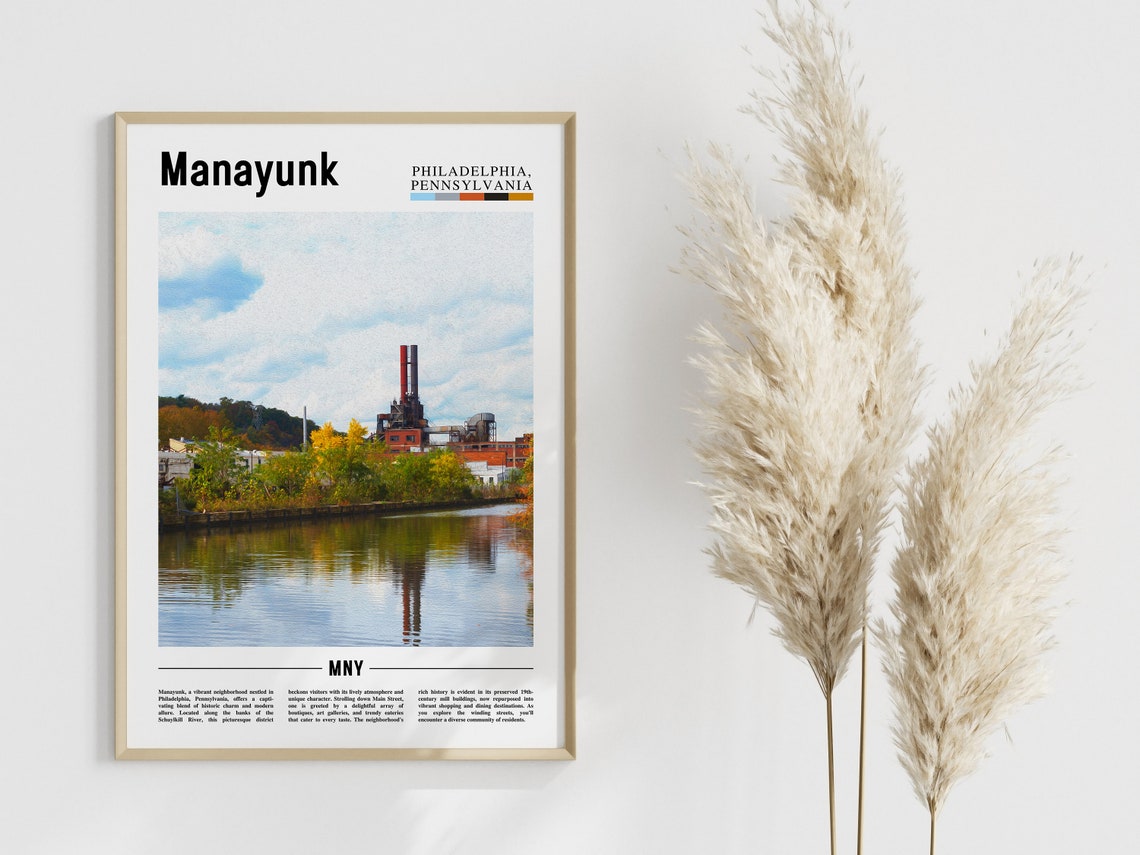 Manayunk Poster Manayunk Print Manayunk Wall Art United States Photo United States Poster United States Print - Image 4