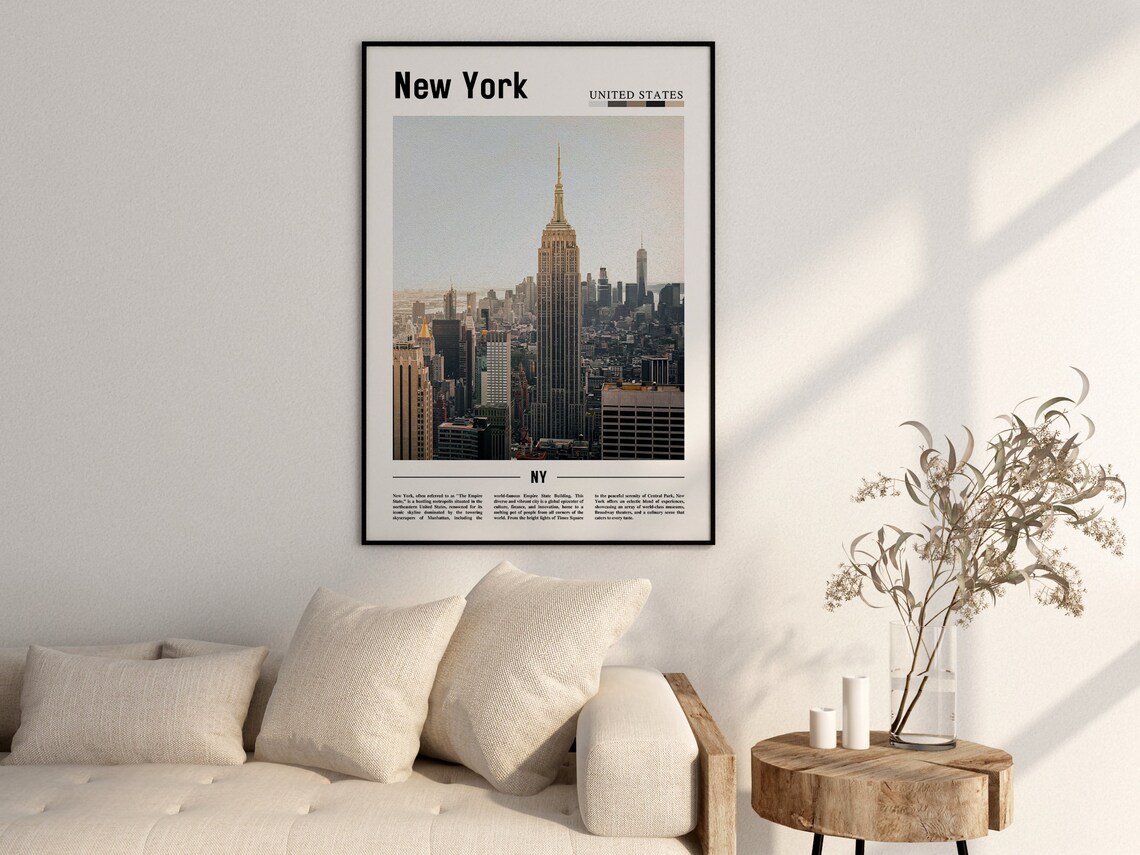 New York Travel Poster, City Photo Wall Art - Image 2