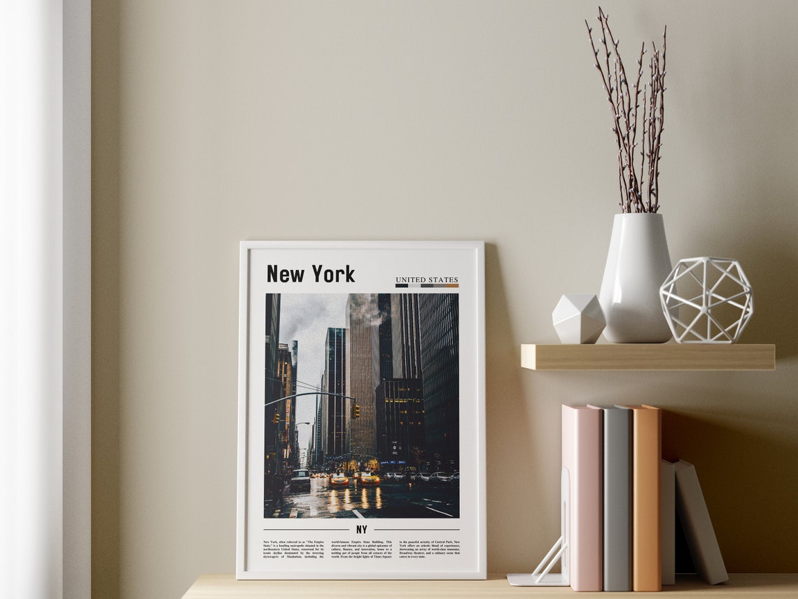 New York Poster New York Print New York Wall Art Ny Photo Ny Poster Ny Print New York Photo Travel Poster - Image 3