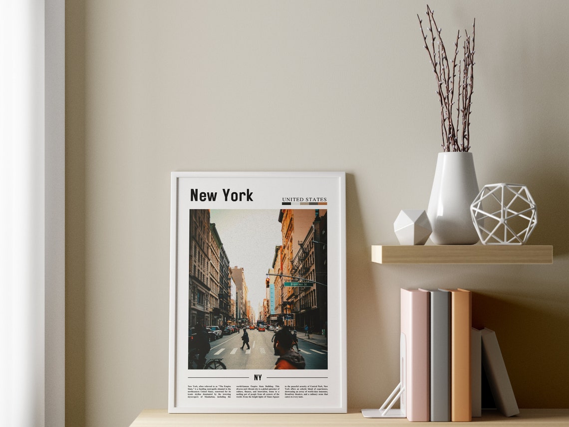 New York Poster New York Print New York Wall Art Ny Photo Ny Poster Ny Print New York Photo Travel Poster - Image 3