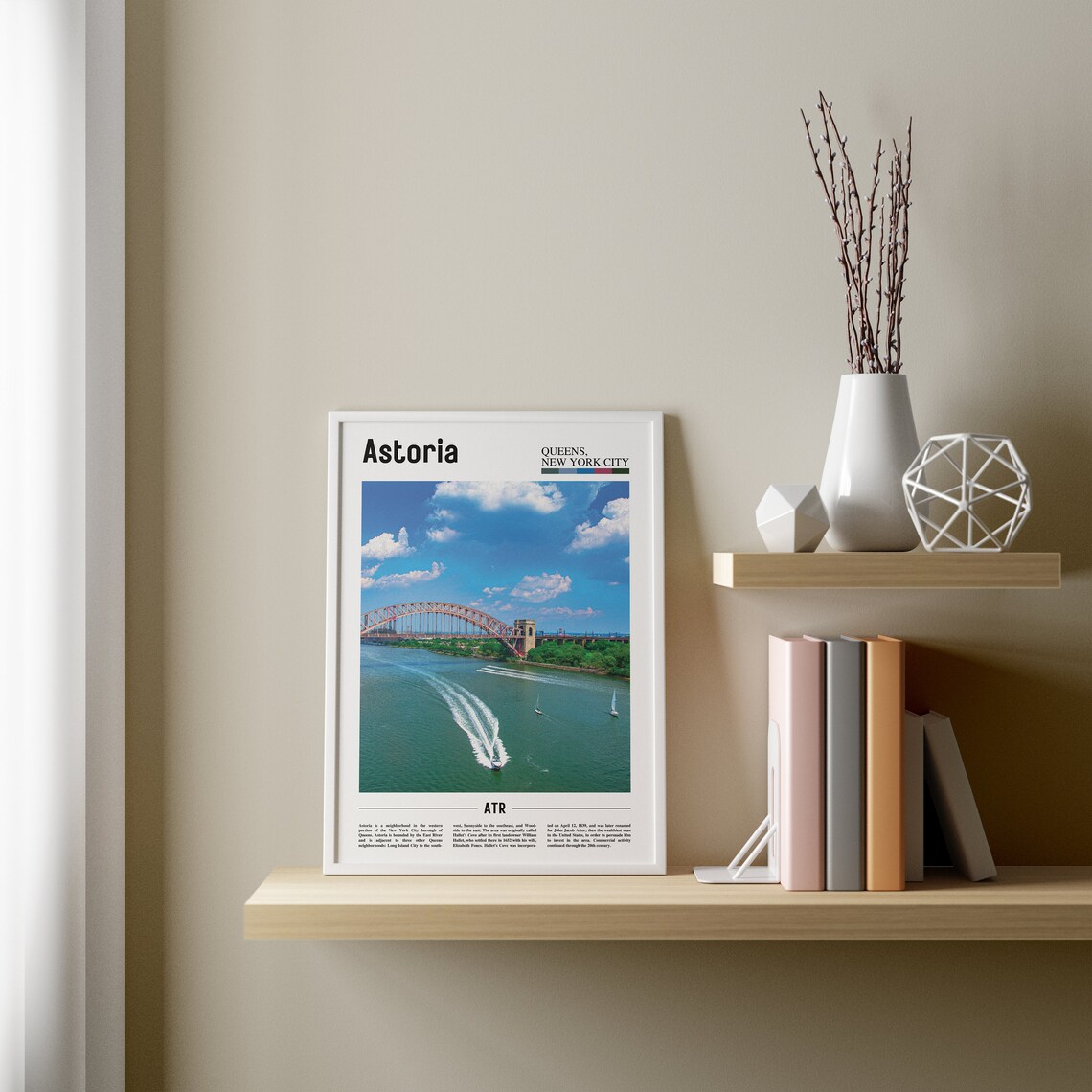 Astoria Travel Poster, Colorful City Artwork - Image 2
