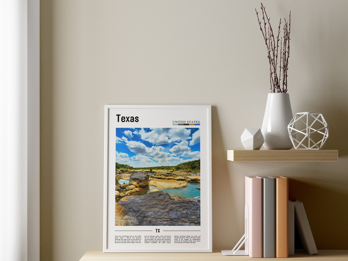 Texas Travel Poster, United States Photo - Image 3