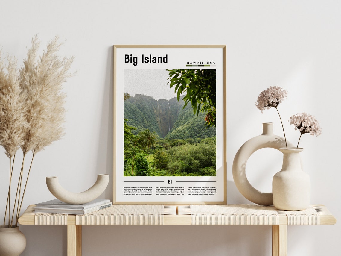 Big Island Poster Big Island Print Big Island Wall Art United States Photo United States Poster United States Print - Image 6