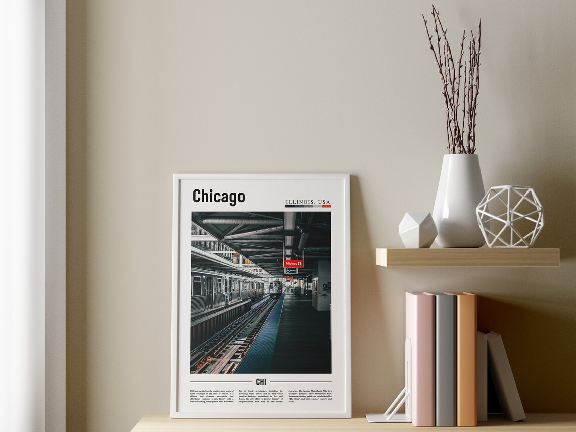 Chicago Travel Poster, United States Photo - Image 3