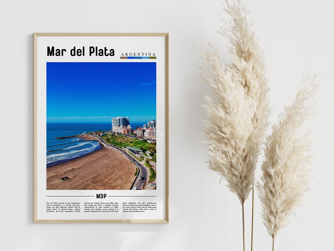 Mar Del Plata Travel Poster, South America - Image 4