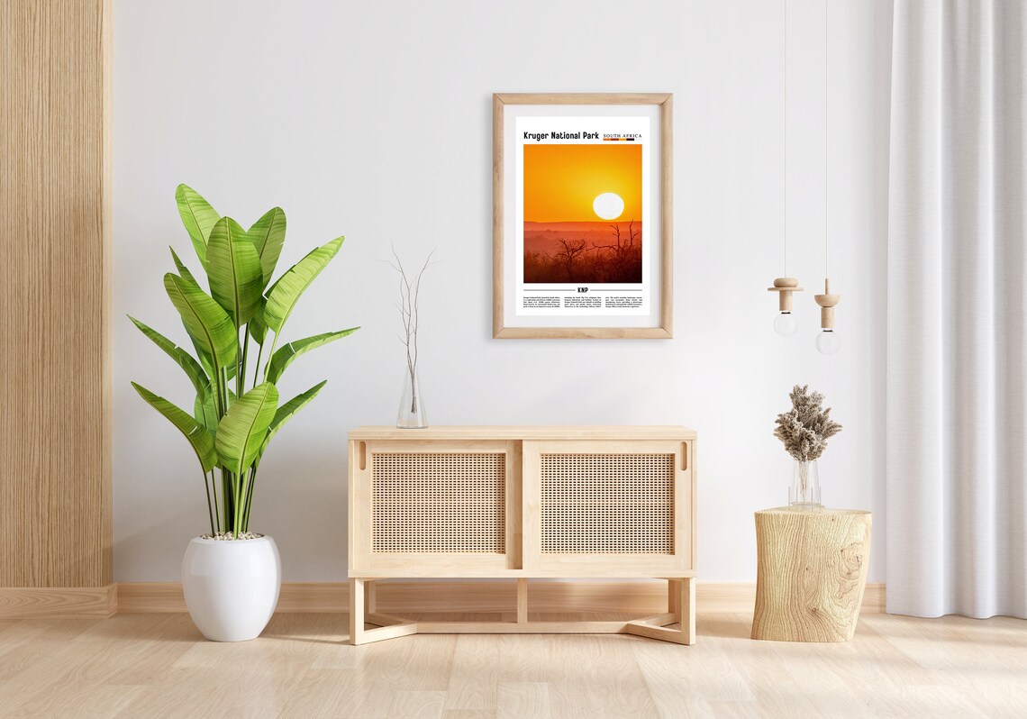 Kruger National Park Minimal Travel Poster - Image 5