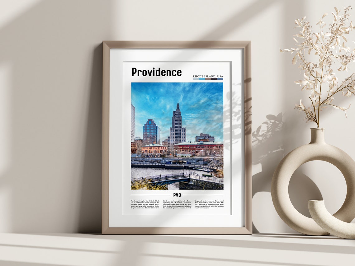 Providence Poster Providence Print Providence Wall Art United States Photo United States Poster United States Print - Image 3