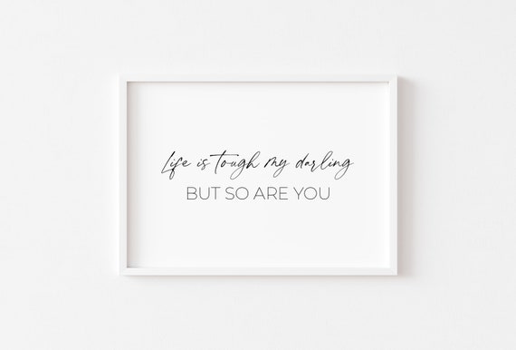 Bedroom Inspirational Quotes Wall Art Print