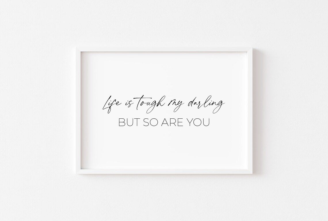 Bedroom Inspirational Quotes Wall Art Print