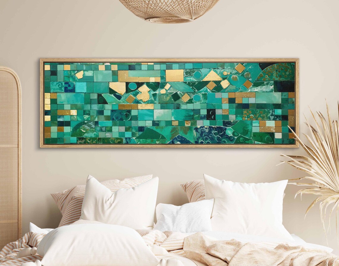 Mid-Century Cubist Modern Art Print, Boho Decor - Image 2