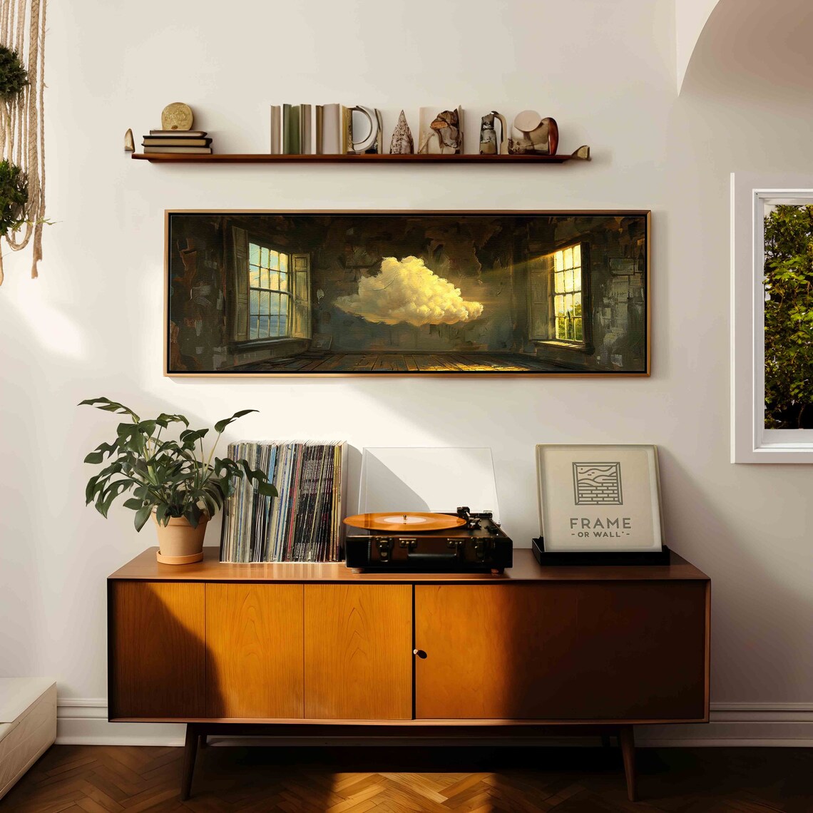 Cloud in the Old Room, Moody Landscape Art Print - Image 2