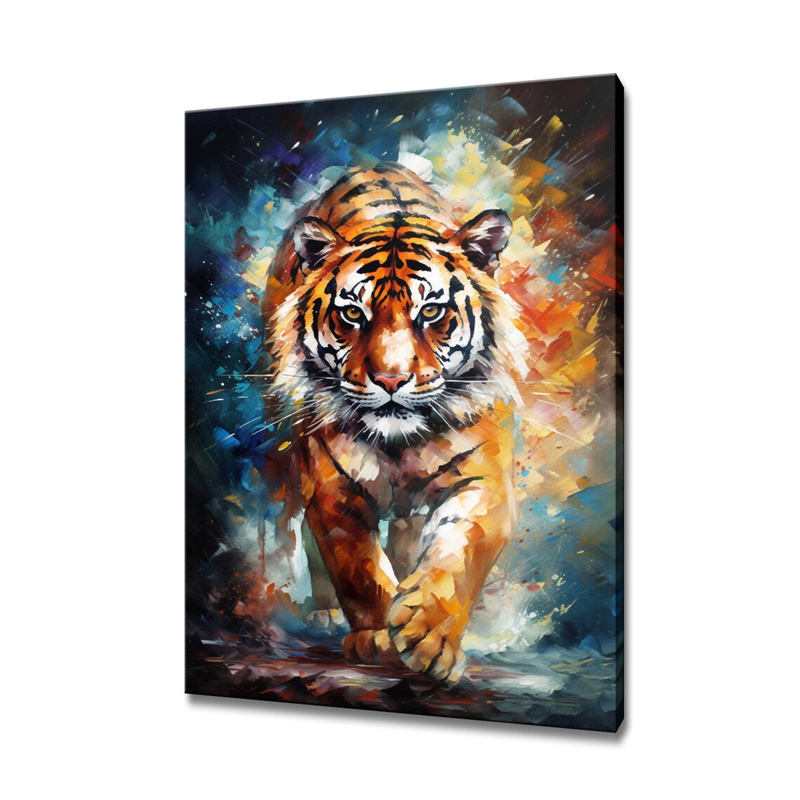 Tiger Wall Art Print, Wildlife Home Decor Poster