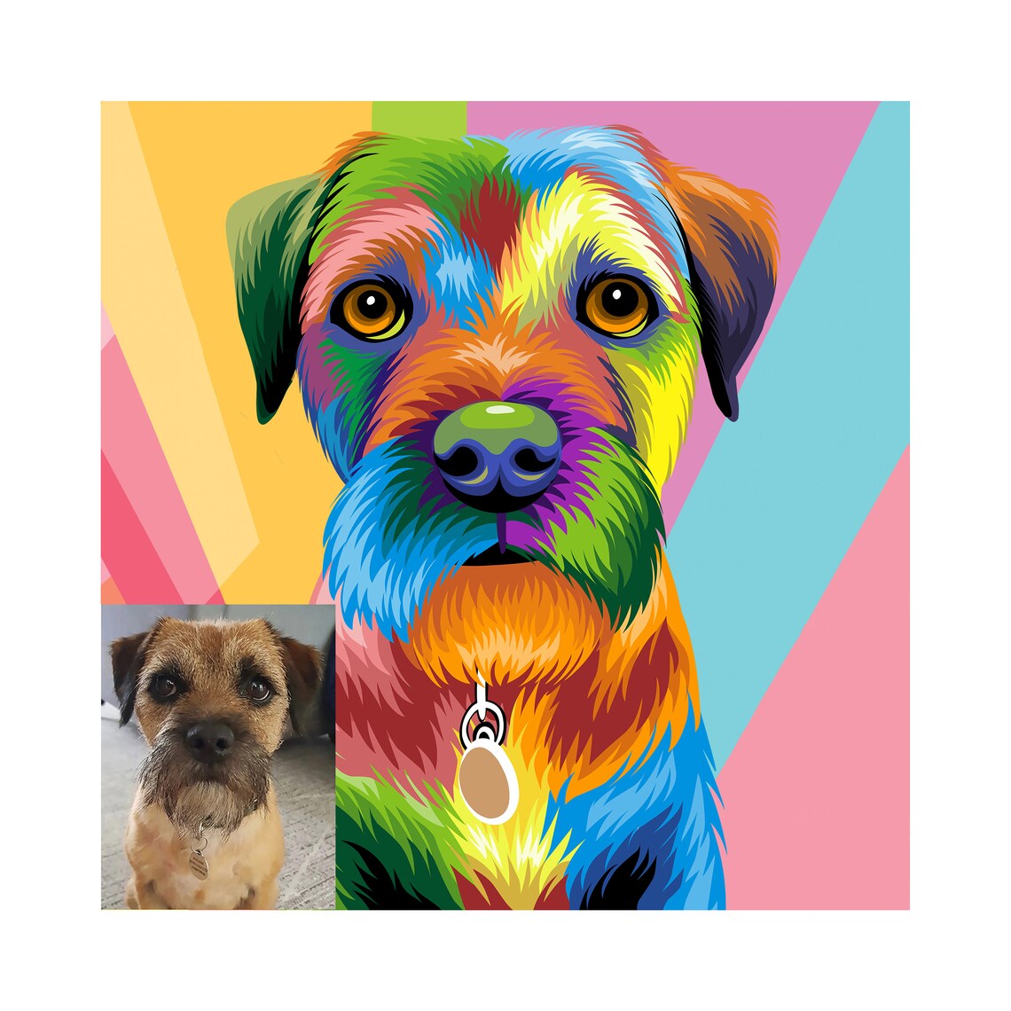 Purrfection Captured Pet Portrait Art Print