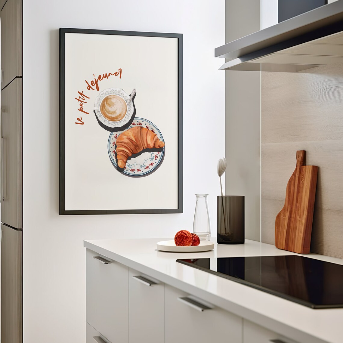 Petit Dejeuner Breakfast Poster, Retro Kitchen Art Print - Image 2