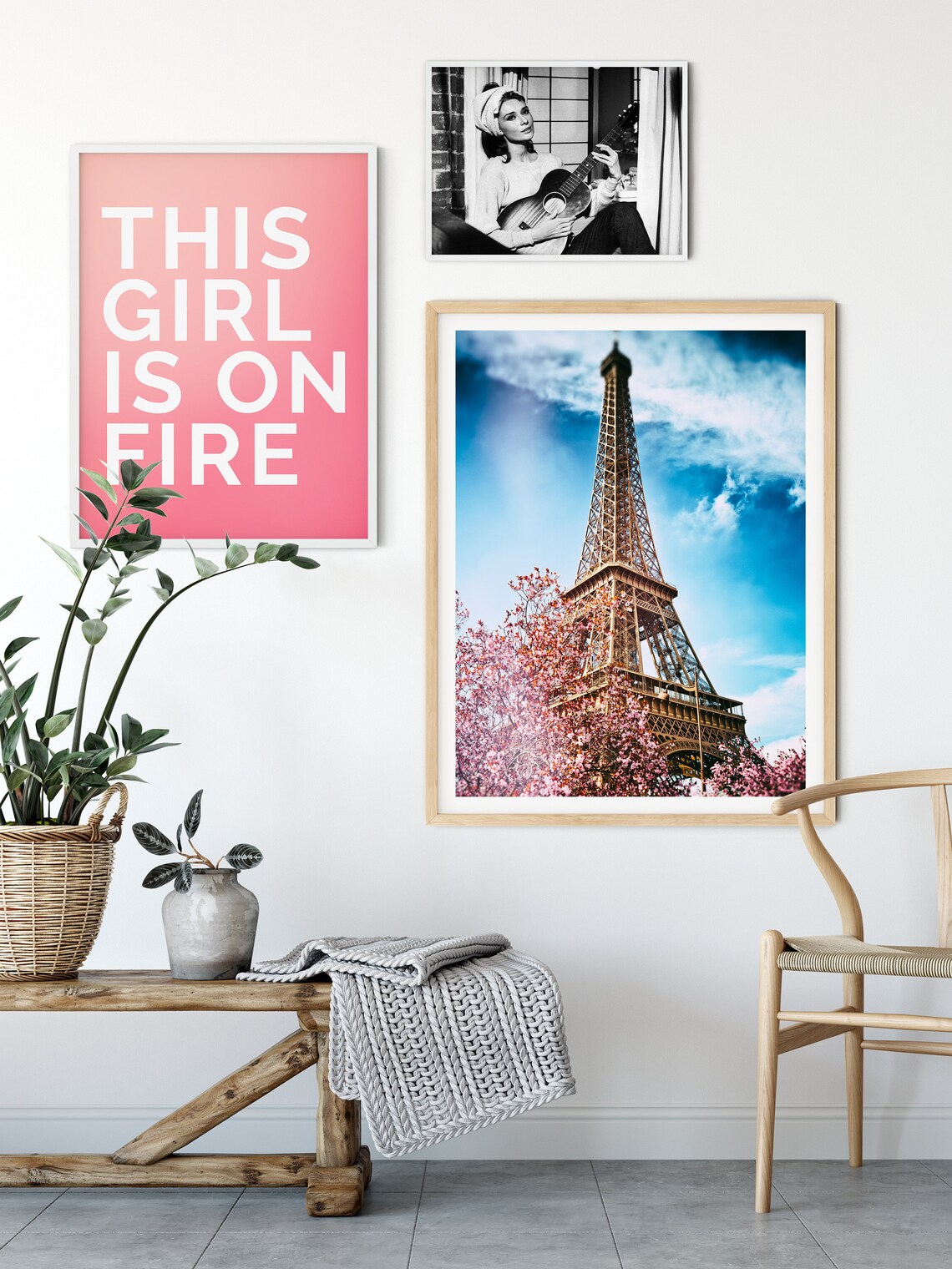 This Girl Is On Fire, Feminist Inspirational Art Print - Image 3