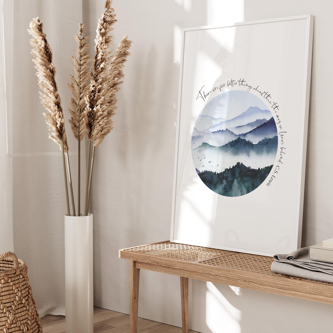 C.S. Lewis Quote Print, Coastal Beach House Art - Image 4