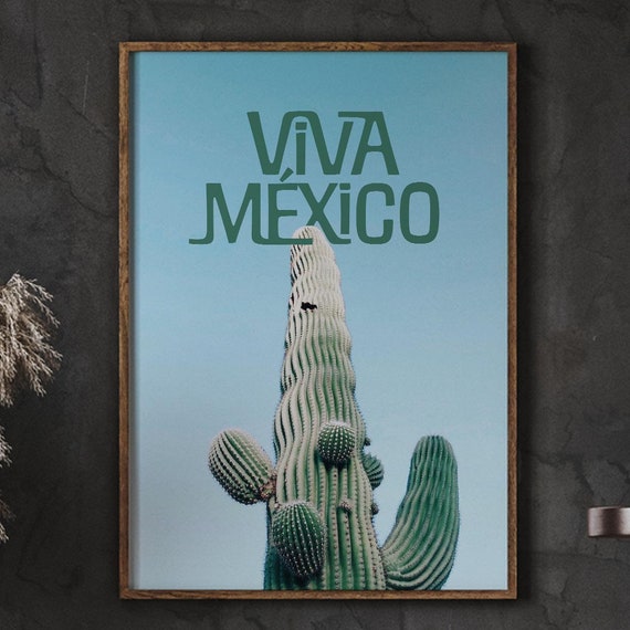 Mexico Art Poster Wall Travel Mexican Viva Print