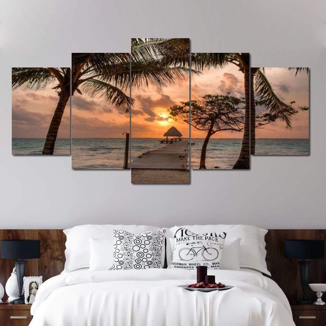 Sunset Boardwalk - Skyscape Art Print