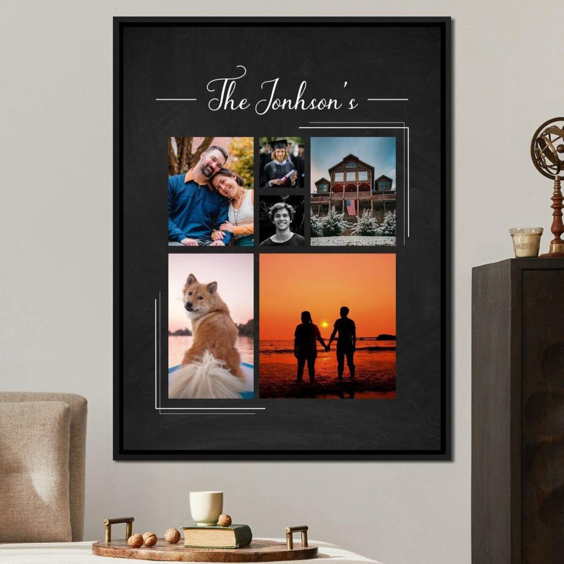 Six Family Pictures, Minimalist Art Print